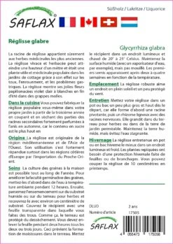 Kit De Culture - Réglisse Glabre - 30 Graines - Glycyrrhiza Glabra -Magasin De Plantes De Qualité 64064109ee4422.78800573