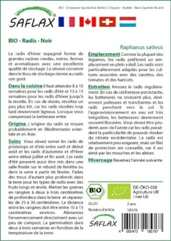 Kit De Culture - Bio - Radis - Noir - 100 Graines - Raphanus Sativus -Magasin De Plantes De Qualité 6406417404efe2.38237454