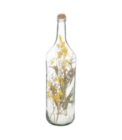 ATMOSPHERA Fleurs Séchées Dans Une Bouteille En Verre H 54.5 Cm
