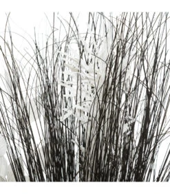 ATMOSPHERA Fagot De Fleurs Et Tiges Séchées Blanc Et Noir D. 36 X H. 100 Cm -Magasin De Plantes De Qualité 64821bbb5ab272.19897568