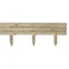 Bordure Droite - Retenue De Terre Traverse En Bois - 110xH.40 Cm